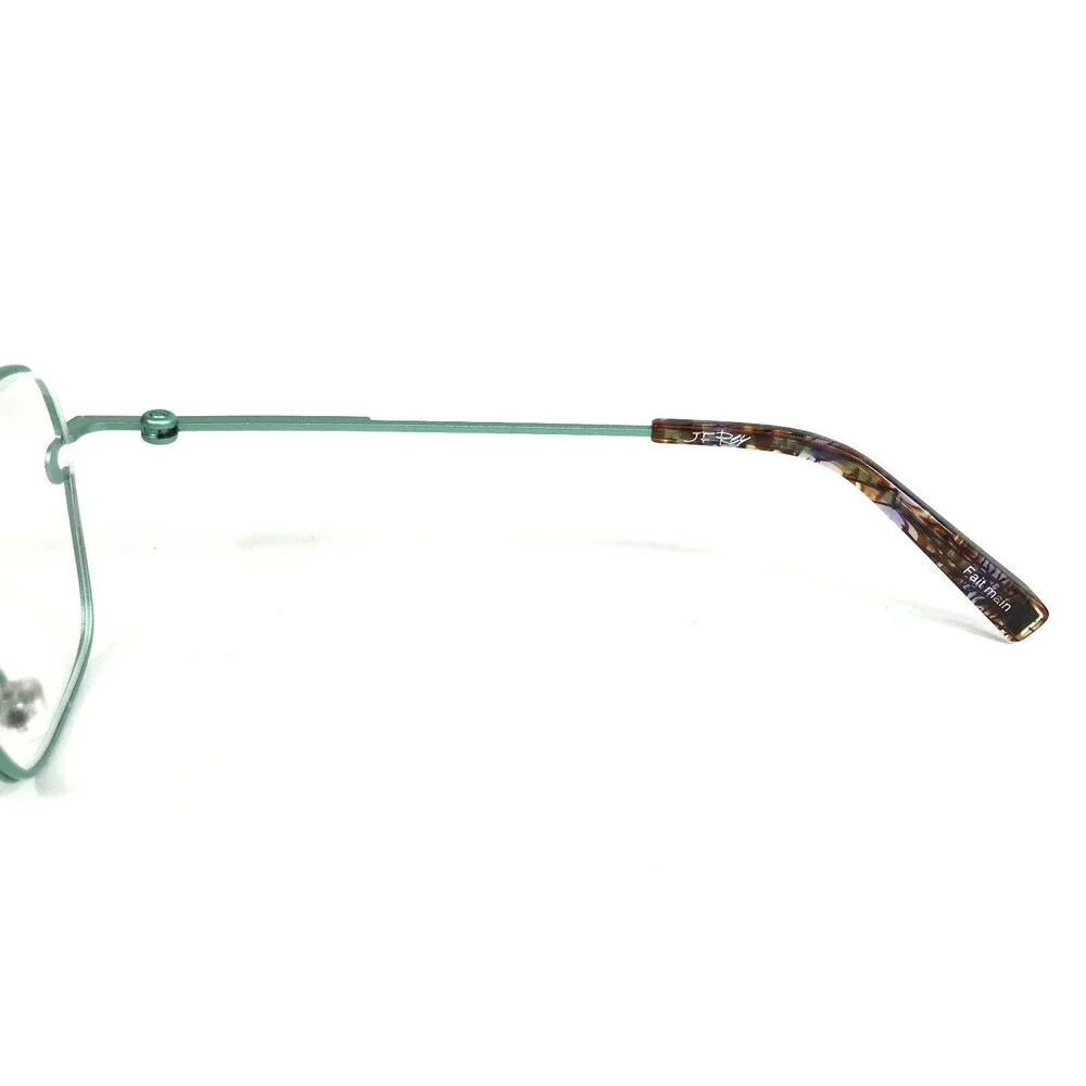 J.F. Rey Eyeglasses Frames JF2968 7040 Mint Green Bordeaux Semi Rim 50-19-143